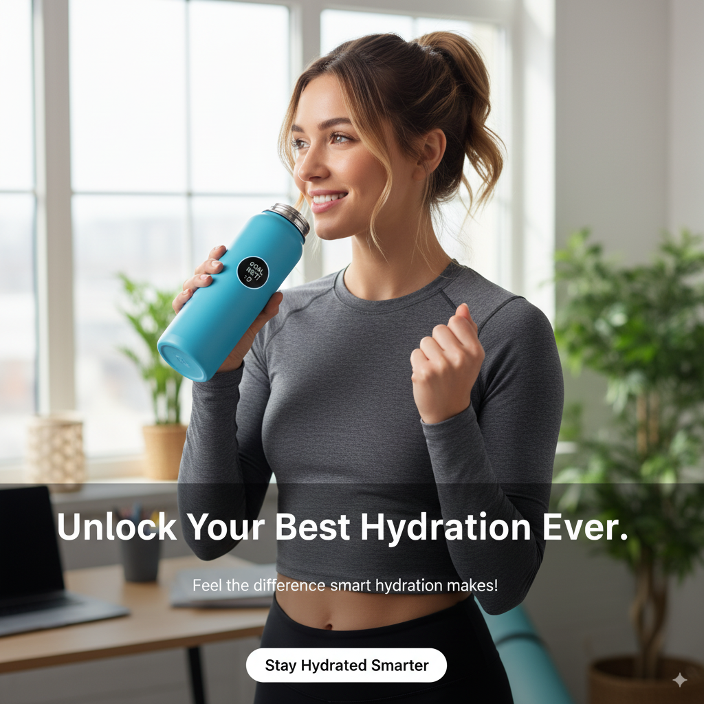 Lifestyle ad creative with fitness theme